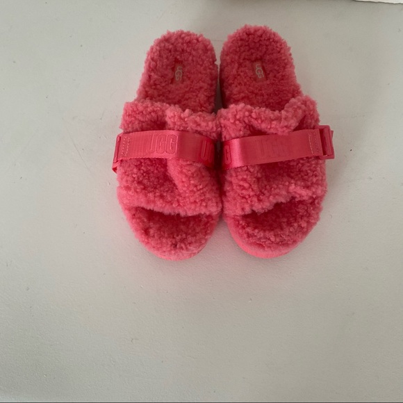 NWOB UGG Women's Fluffita Sheepskin Slipper Slide Sandals - Picture 8 of 11